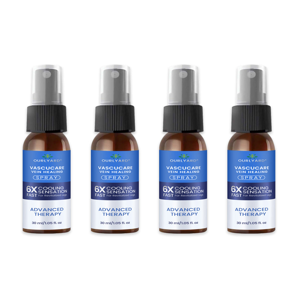 ✅Ourlyard® VascuCare Vein Healing Spray(Designed for Varicose veins, Spider veins, Deep vein Thrombosis, Chronic venous insufficiency, Venous ulcers, Thrombophlebitis and other venous issues)