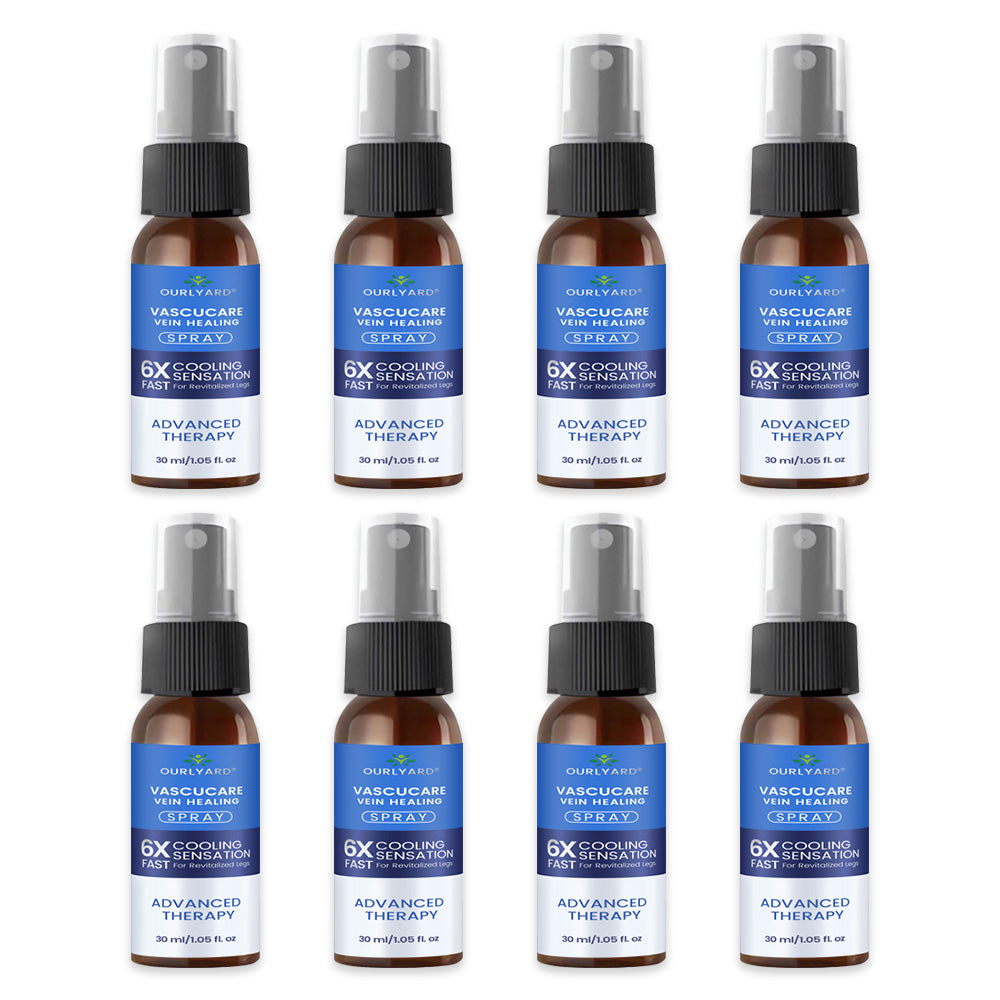 ✅Ourlyard® VascuCare Vein Healing Spray(Designed for Varicose veins, Spider veins, Deep vein Thrombosis, Chronic venous insufficiency, Venous ulcers, Thrombophlebitis and other venous issues)