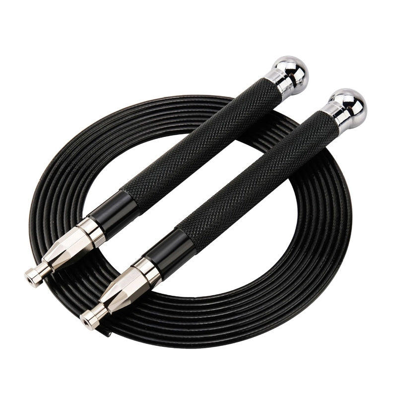 Aluminum Handle Steel Wire Skipping Weight Self-locking Double-bearing Skipping Rope