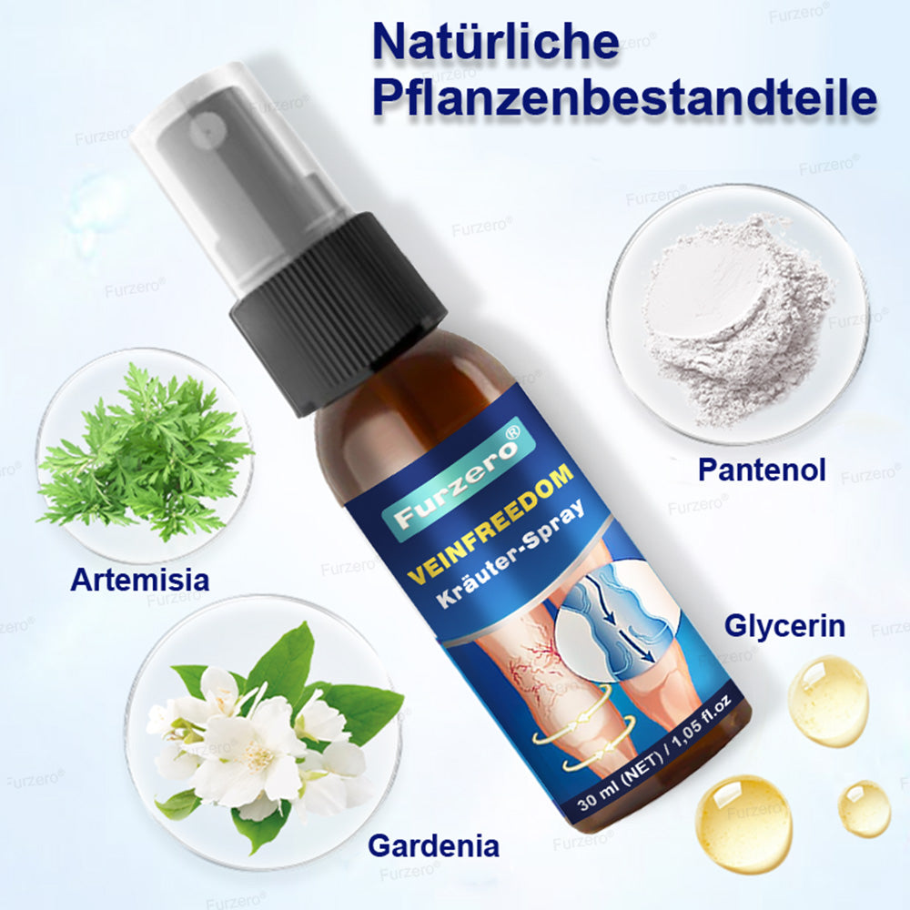 🔥🔥Hergestellt & Versand aus Deutschland🌿Furzero® VeinFreedom Kräuter-Spray - Mikrosprüh-Therapie