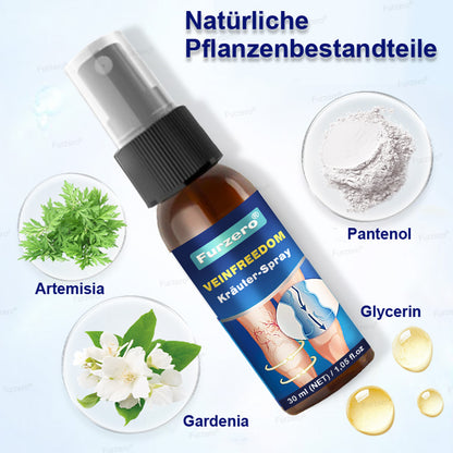 🔥🔥Hergestellt & Versand aus Deutschland🌿Furzero® VeinFreedom Kräuter-Spray - Mikrosprüh-Therapie